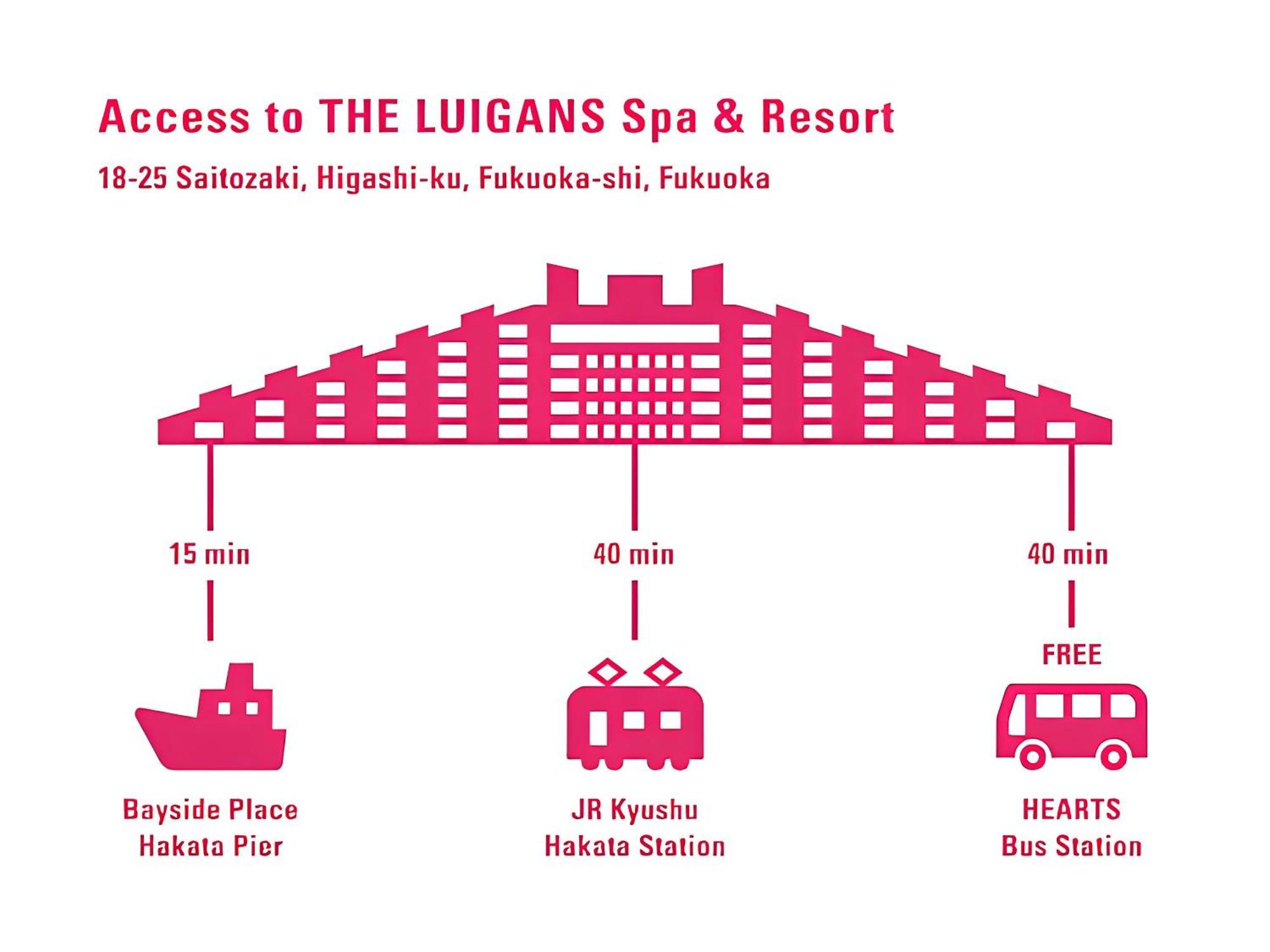 The Luigans Spa And Resort Фукуока Екстер'єр фото
